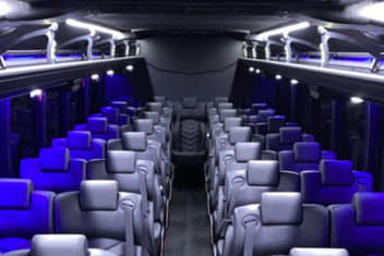 Newark Charter Bus Interior