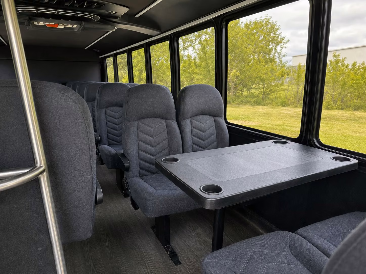 15 passenger minibus inside