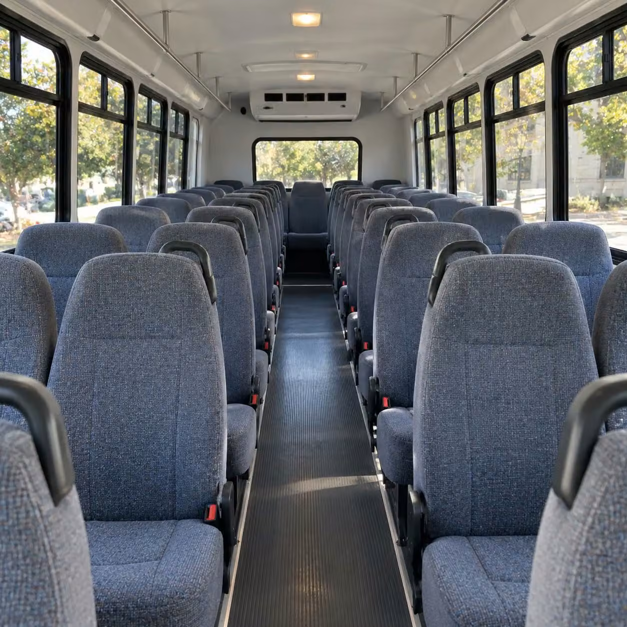 25 passenger minibus interior