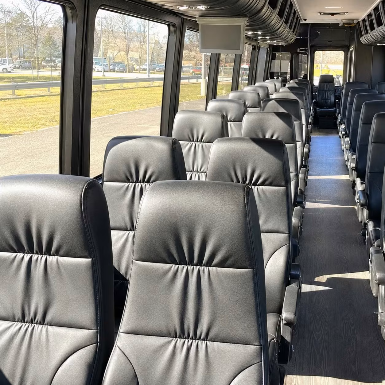 28 passenger minibus inside