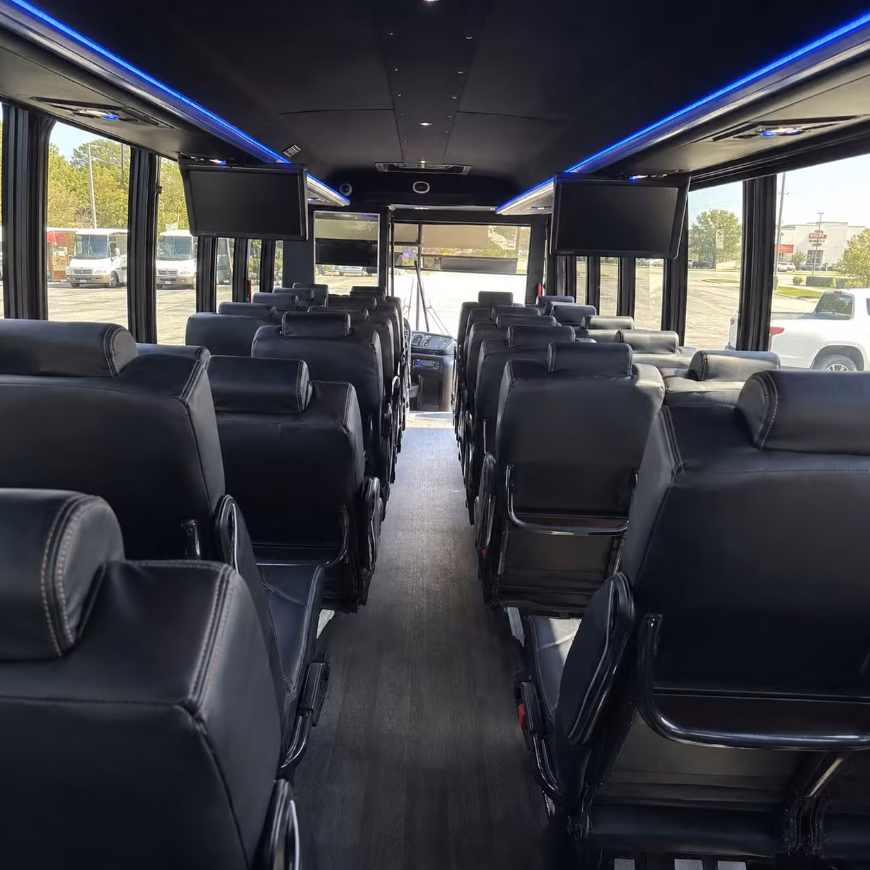 30 passenger minibus interior
