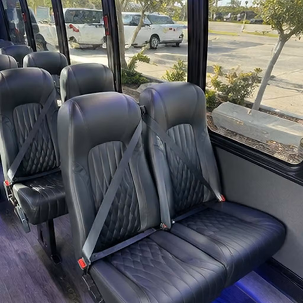 35 passenger minibus inside