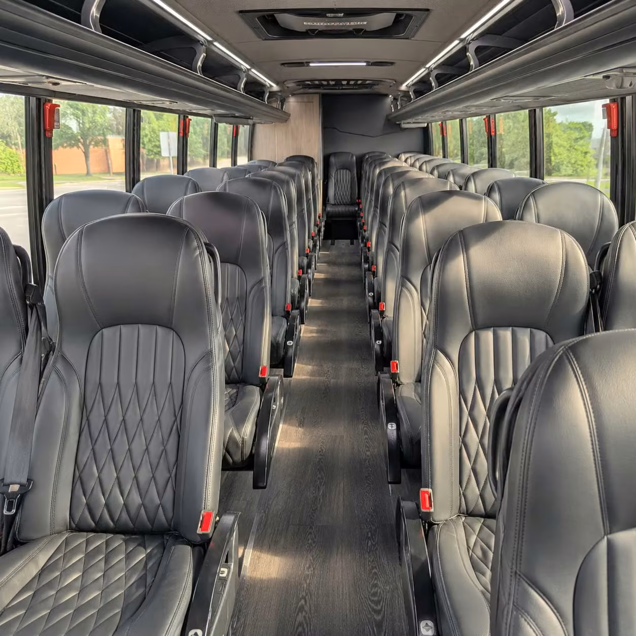 35 passenger minibus interior