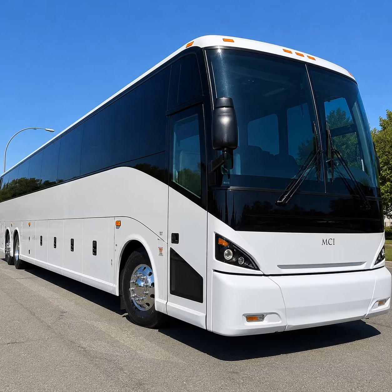 56 passenger charter bus