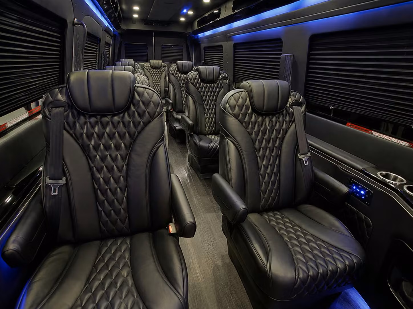 sprinter van with driver interior